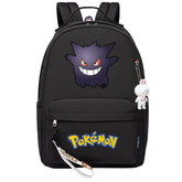 Pokemon Gengar USB Charging Backpack Shoolbag Notebook Bag Gifts for Kids Students